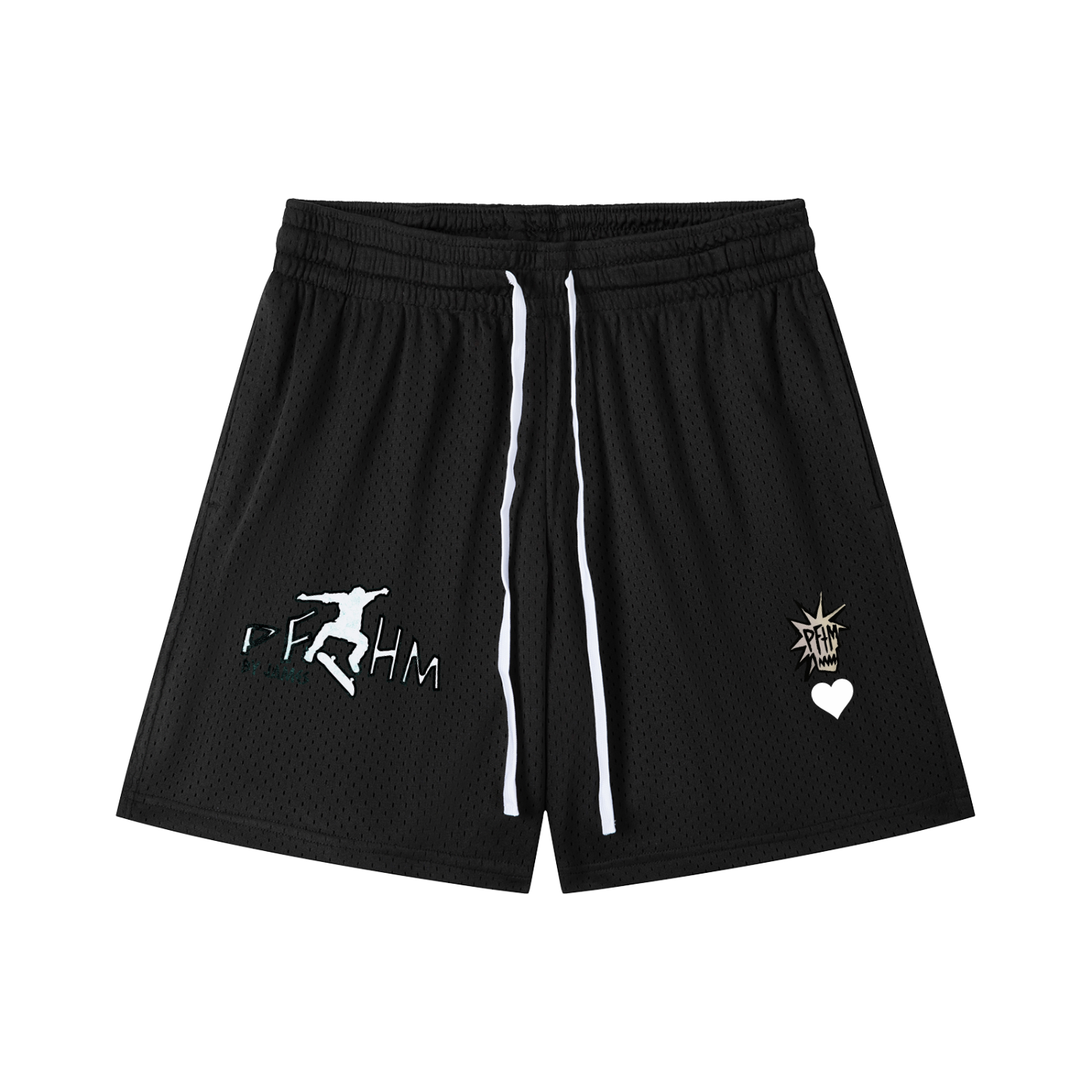 Mesh Drawstring Shorts