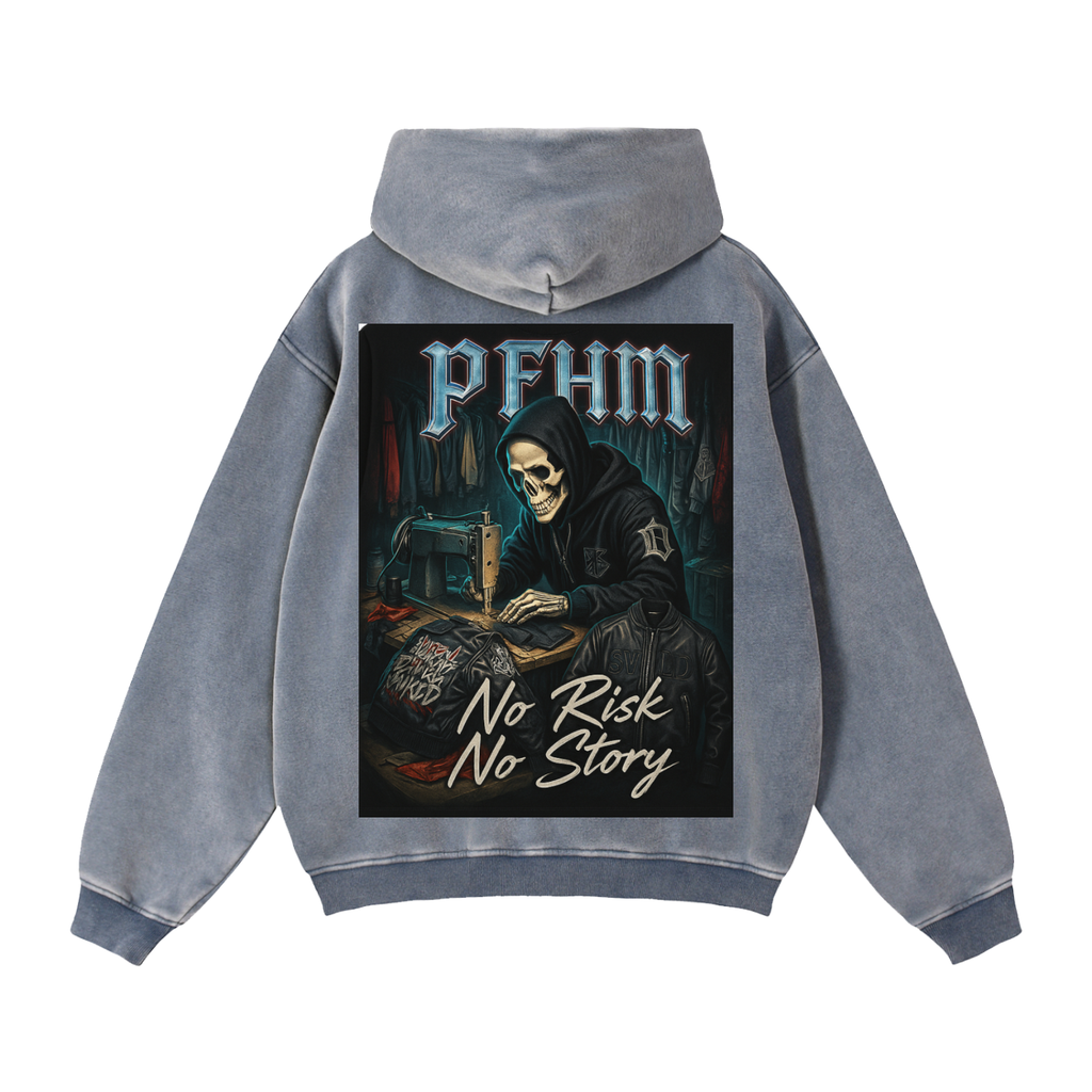 Zip-Through Boxy Fleece Hoodie