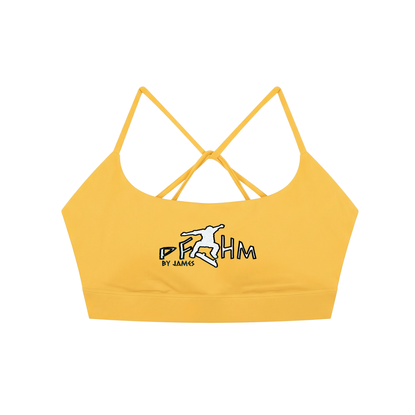 Strappy Criss Cross Yoga Sports Bra