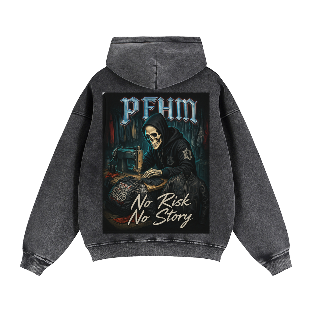 Zip-Through Boxy Fleece Hoodie