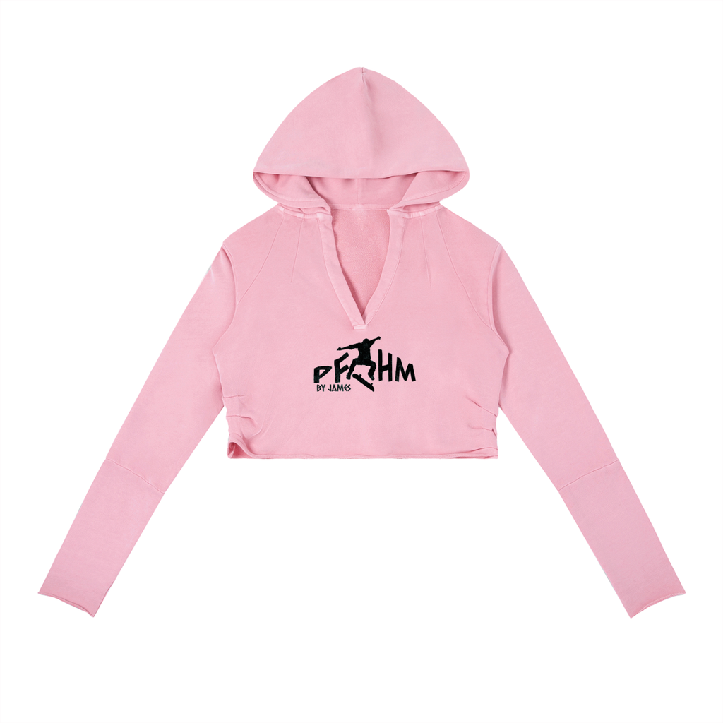 Vintage Washed Raw Edge Hoodie